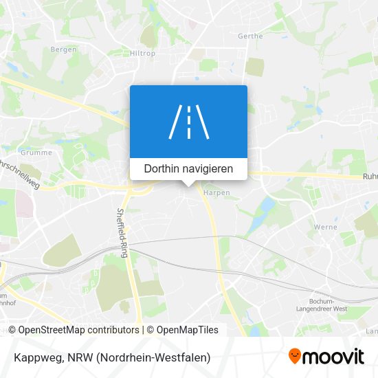 Kappweg Karte