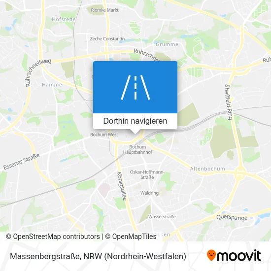 Massenbergstraße Karte