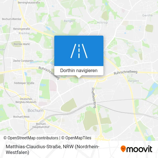 Matthias-Claudius-Straße Karte