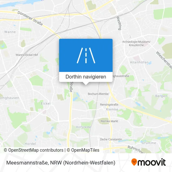 Meesmannstraße Karte