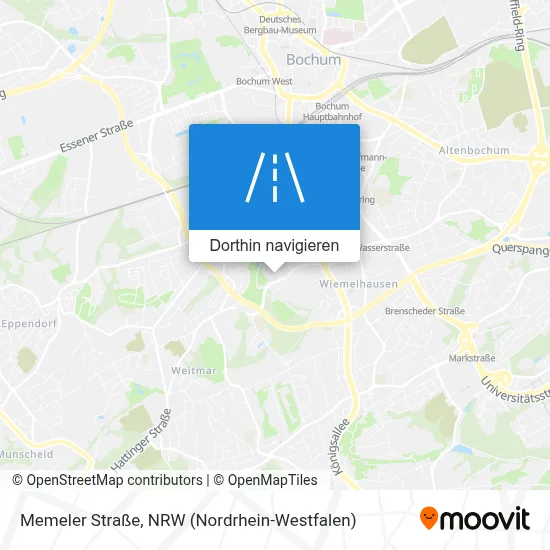 Memeler Straße Karte