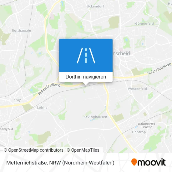 Metternichstraße Karte