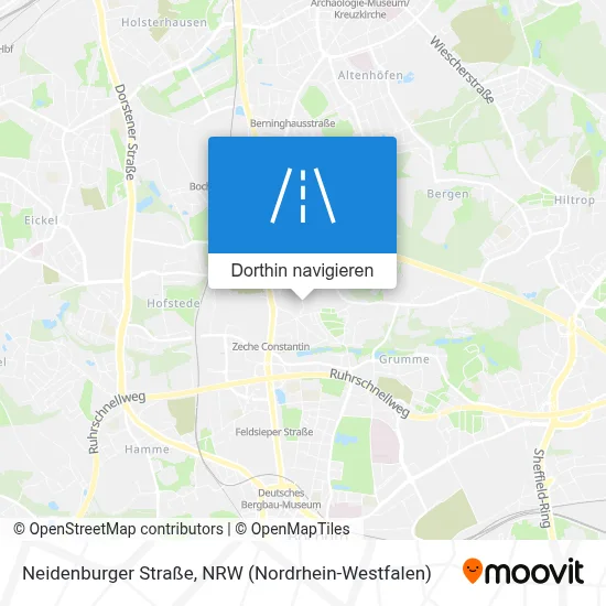 Neidenburger Straße Karte