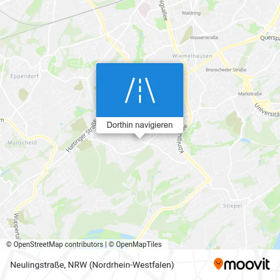 Neulingstraße Karte