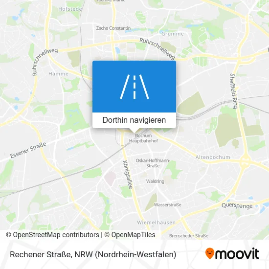 Rechener Straße Karte