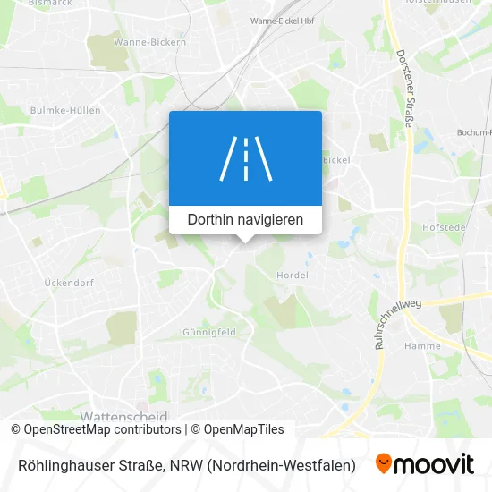 Röhlinghauser Straße Karte