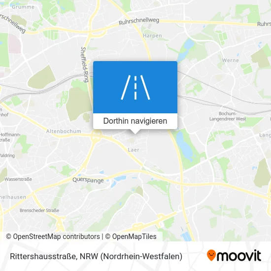 Rittershausstraße Karte