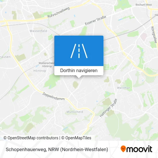 Schopenhauerweg Karte