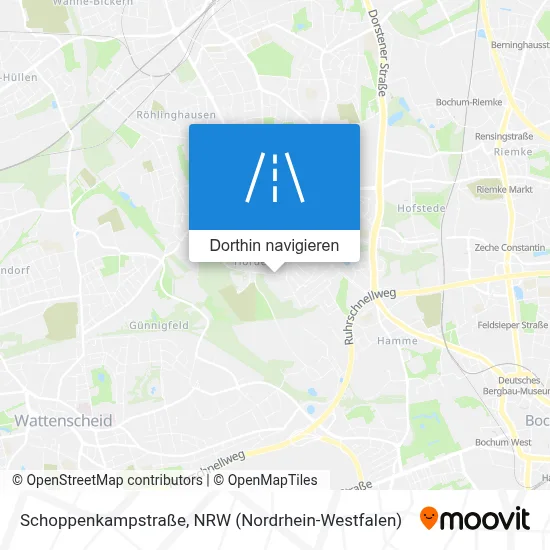 Schoppenkampstraße Karte