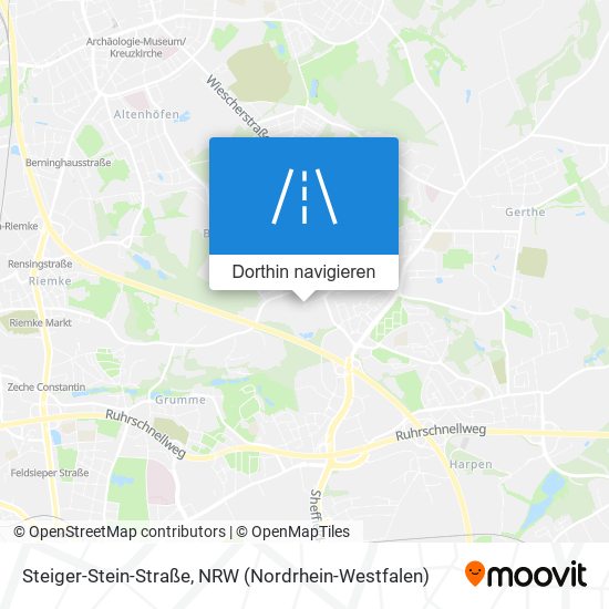 Steiger-Stein-Straße Karte