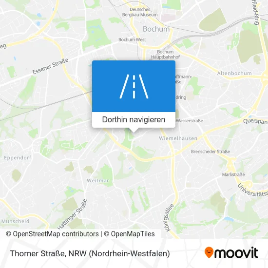 Thorner Straße Karte