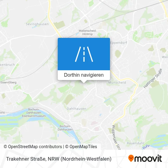 Trakehner Straße Karte