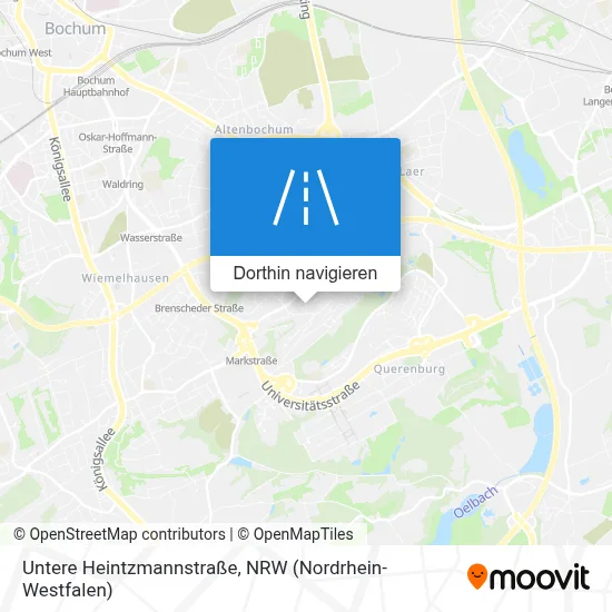 Untere Heintzmannstraße Karte