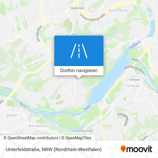 Unterfeldstraße Karte