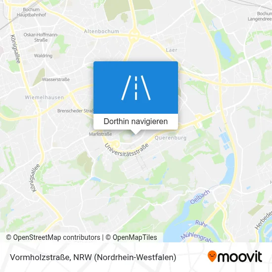Vormholzstraße Karte