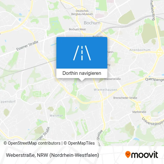Weberstraße Karte