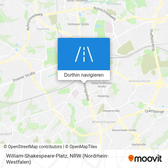 William-Shakespeare-Platz Karte