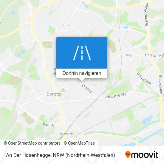 An Der Hasenhegge Karte