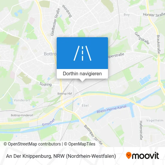 An Der Knippenburg Karte