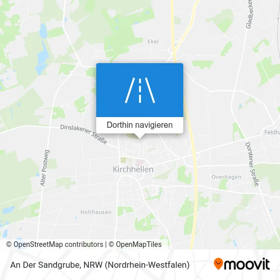 An Der Sandgrube Karte