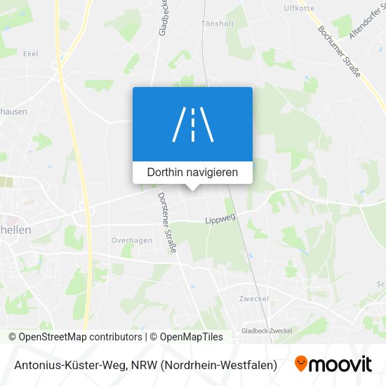 Antonius-Küster-Weg Karte