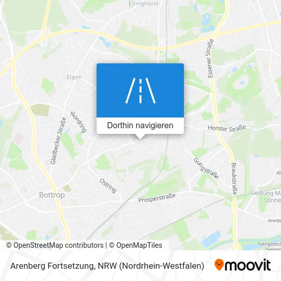 Arenberg Fortsetzung Karte