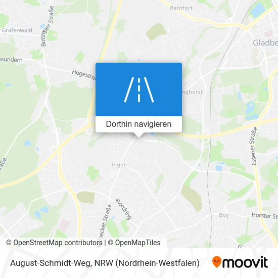 August-Schmidt-Weg Karte