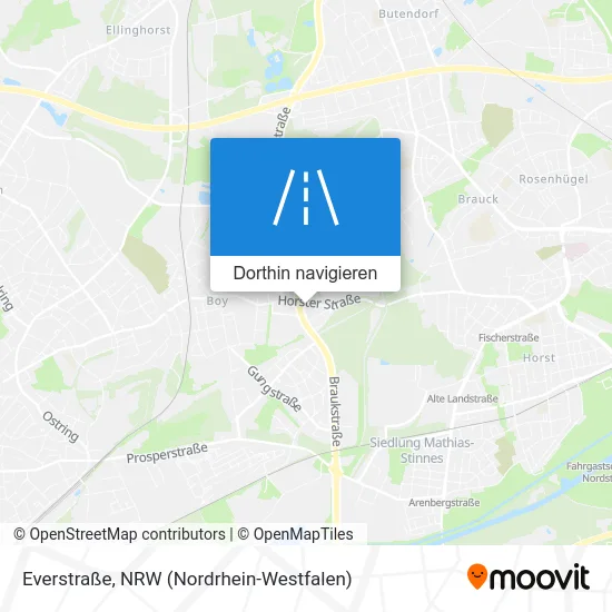 Everstraße Karte