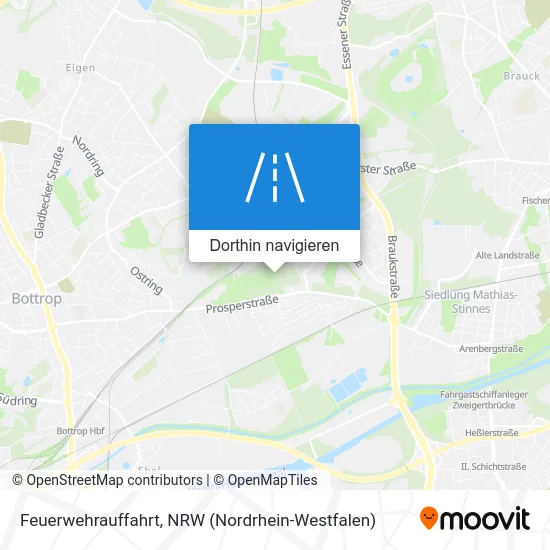 Feuerwehrauffahrt Karte