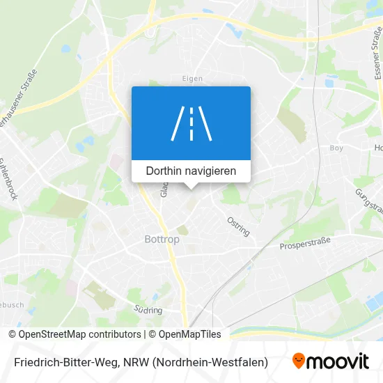 Friedrich-Bitter-Weg Karte