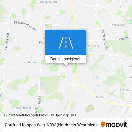 Gottfried-Kappen-Weg Karte