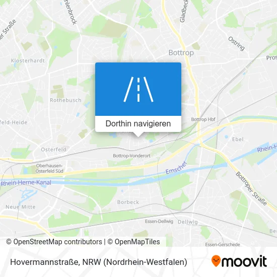 Hovermannstraße Karte