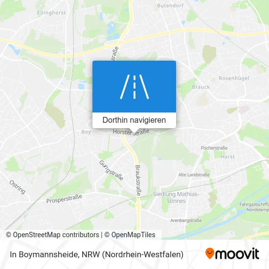 In Boymannsheide Karte