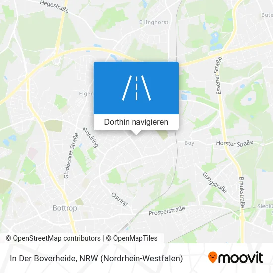 In Der Boverheide Karte