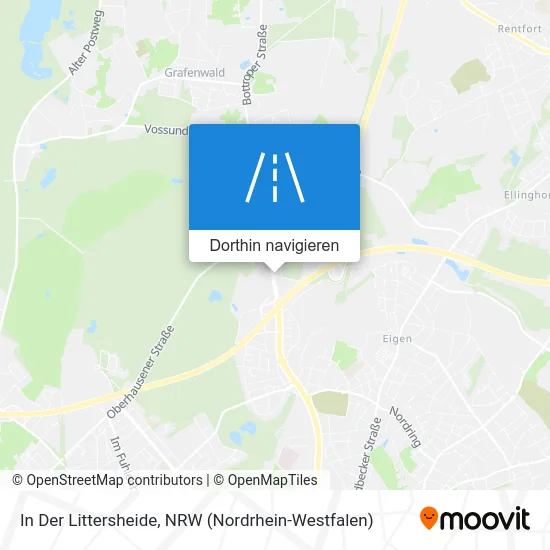 In Der Littersheide Karte