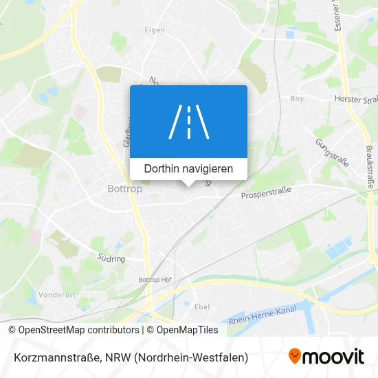 Korzmannstraße Karte