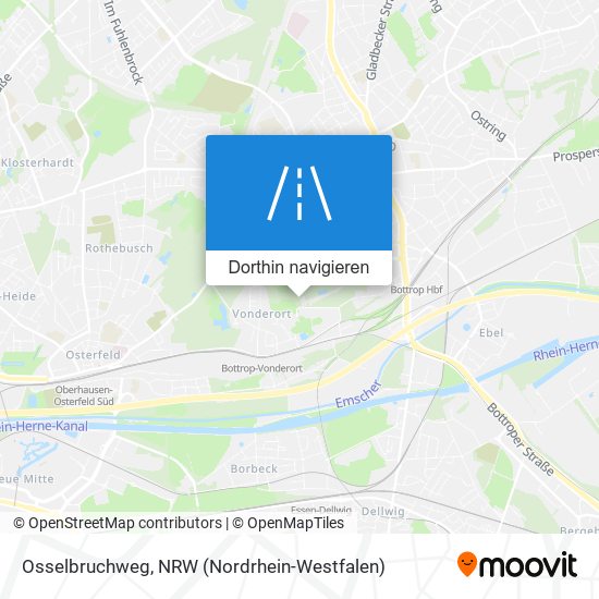 Osselbruchweg Karte