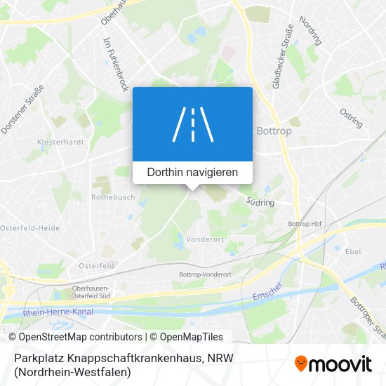 Parkplatz Knappschaftkrankenhaus Karte