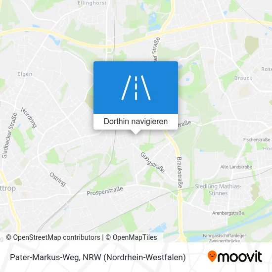 Pater-Markus-Weg Karte