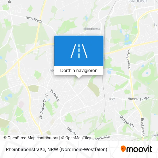 Rheinbabenstraße Karte