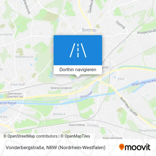 Vonderbergstraße Karte