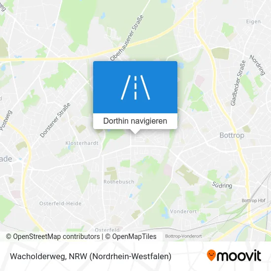 Wacholderweg Karte