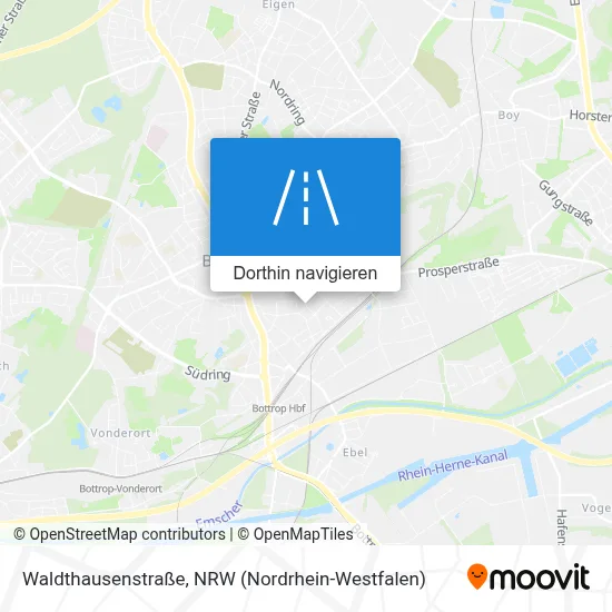 Waldthausenstraße Karte