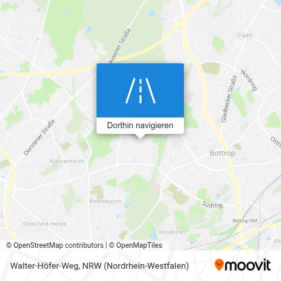 Walter-Höfer-Weg Karte