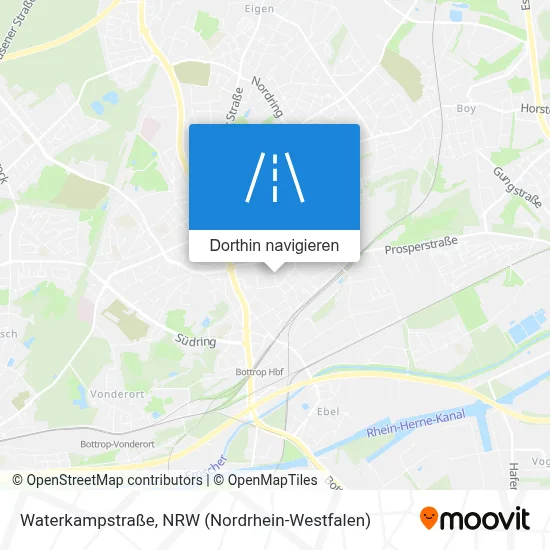 Waterkampstraße Karte