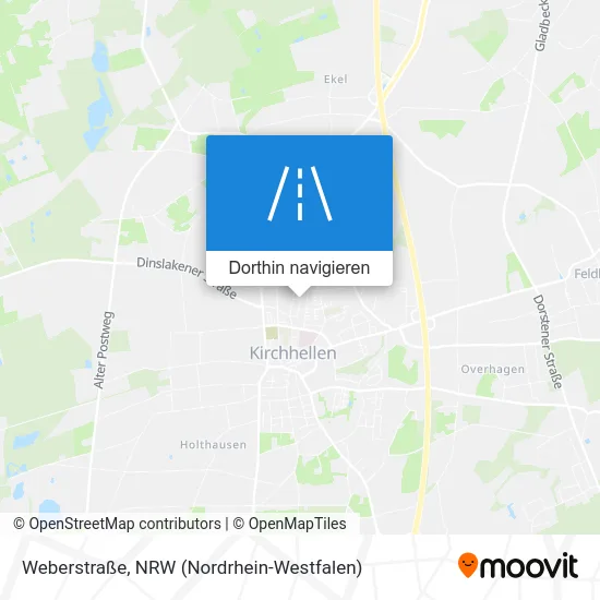 Weberstraße Karte