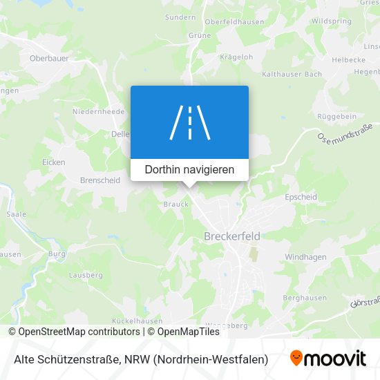 Alte Schützenstraße Karte