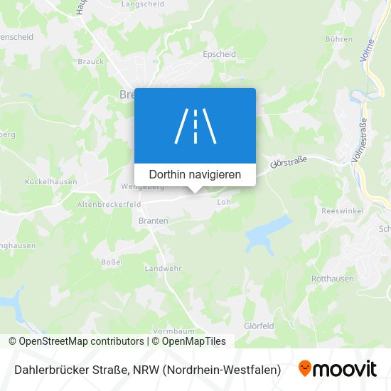 Dahlerbrücker Straße Karte
