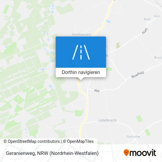 Geranienweg Karte