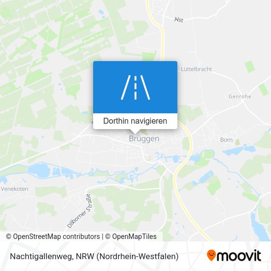 Nachtigallenweg Karte